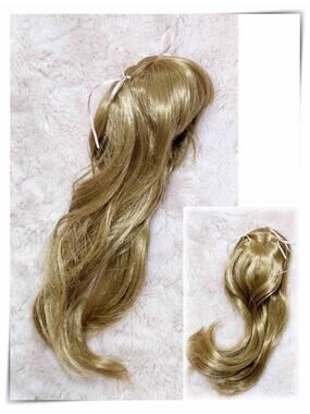 BJD Smart Doll 1/3 Volks Dollfie Dream SD DD W-143D Mayu Twin Tail Cream Wig 8/9